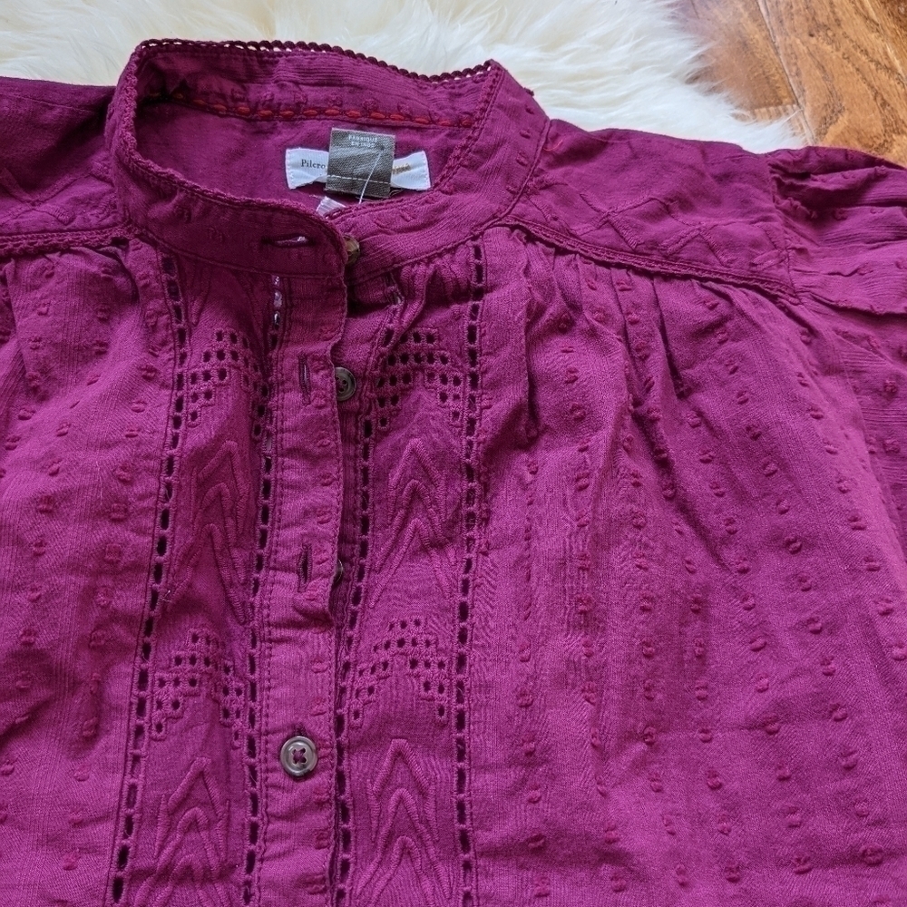 ANTHROPOLOGIE pilcro tavi button down blouse xs - Picture 4 of 11